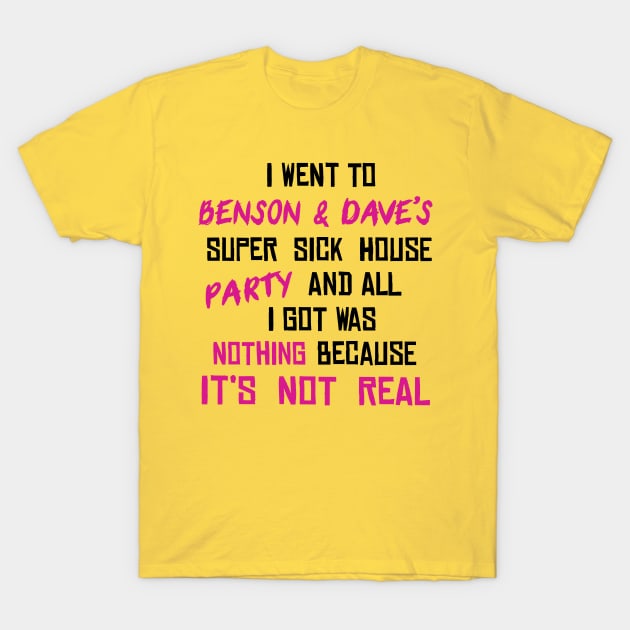 I Went to Benson & Dave's Super Sick House Party - Kipo and the Age of Wonderbeasts T-Shirt by Sunny Saturated